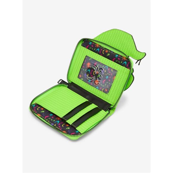 Loungefly Disney The Nightmare Before Christmas Oogie Boogie GITD Zip Wallet - Picture 6 of 6